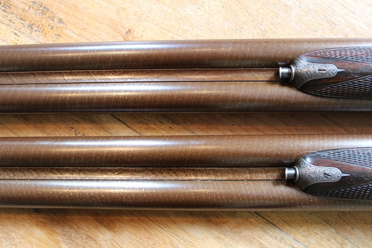 Damascus barreled shotguns Castle Gunmakers